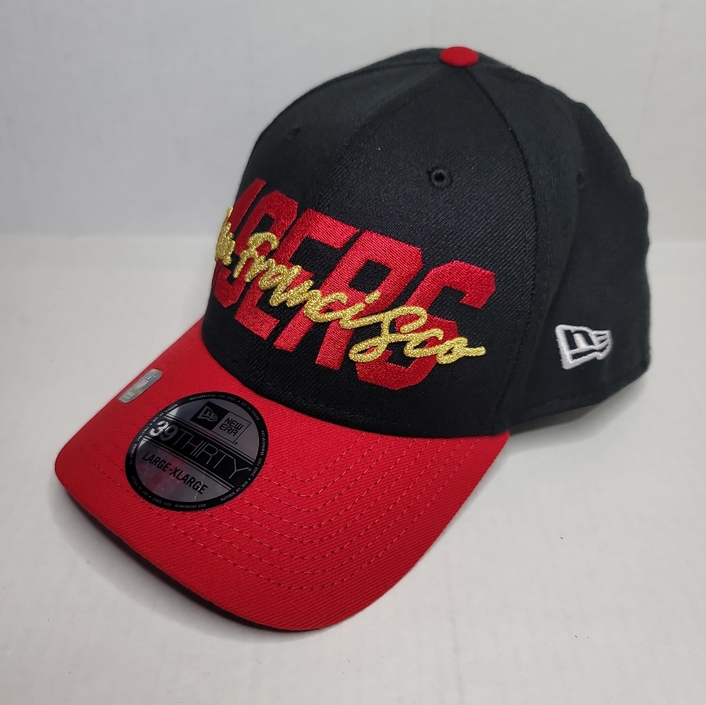 San Francisco 49ers New Era 2022 NFL Draft 39THIRTY Flex Hat Cap Large - XL NWT.